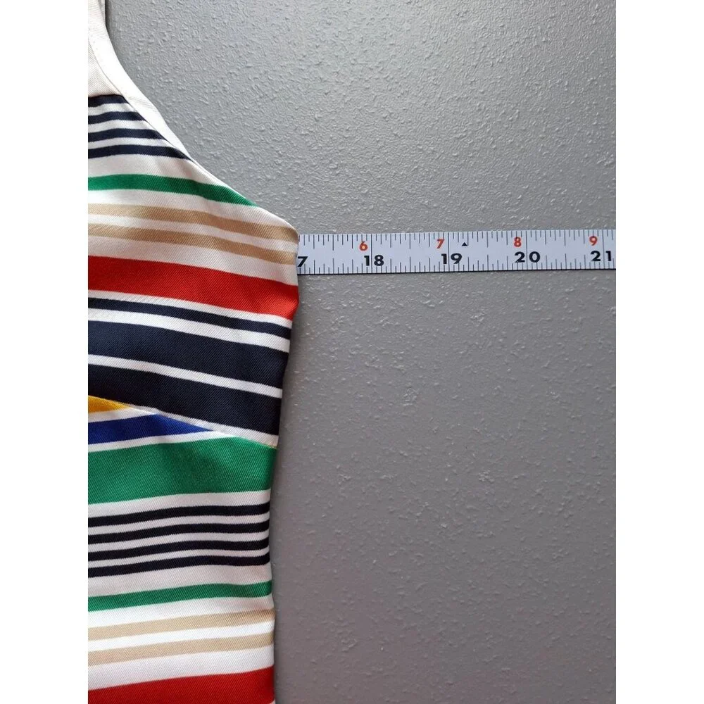Banana Republic Striped Sleeveless Round Neck Top Womens XS Multicolor_6